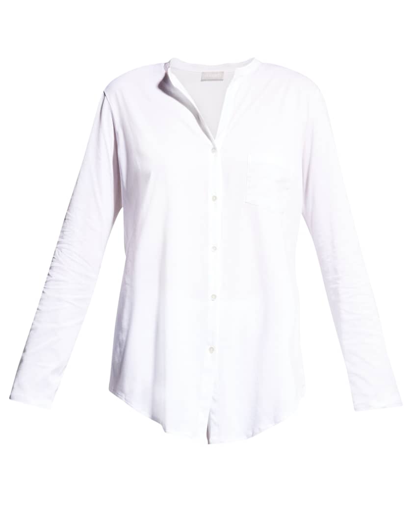 Hanro Cotton Deluxe Pajama Set Neiman Marcus