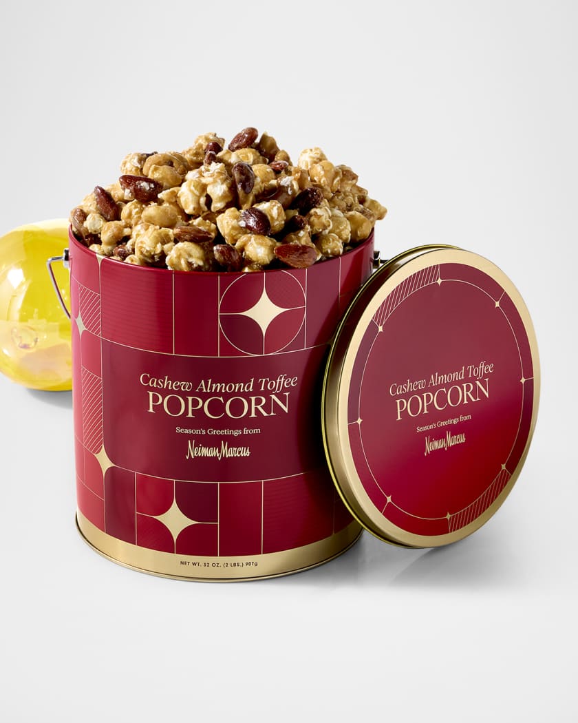 Cashew Almond Toffee Popcorn Tin