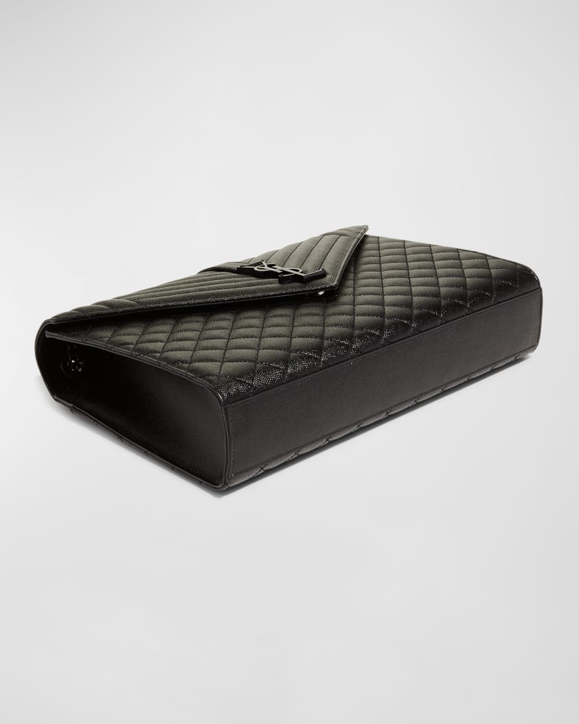 Ysl large black envelope bag 2025