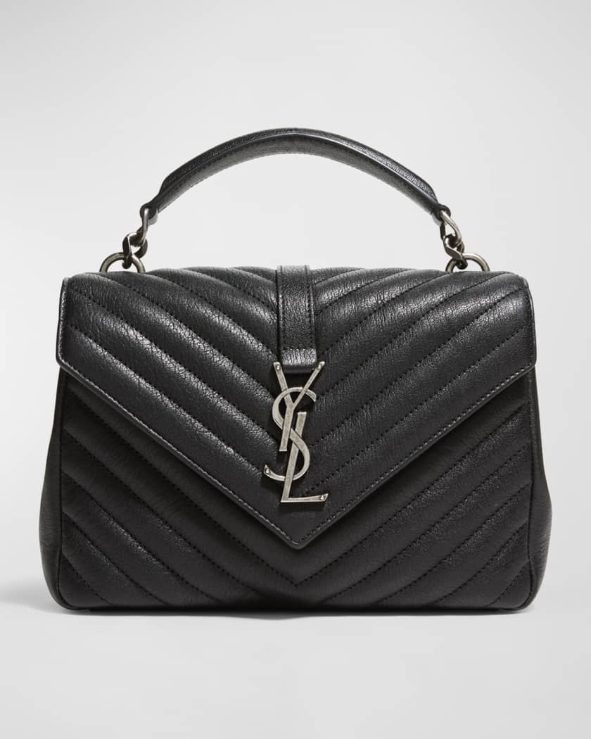 Ysl black college bag 2025