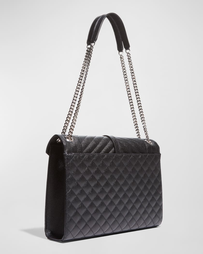 Ysl large envelope bag black best sale