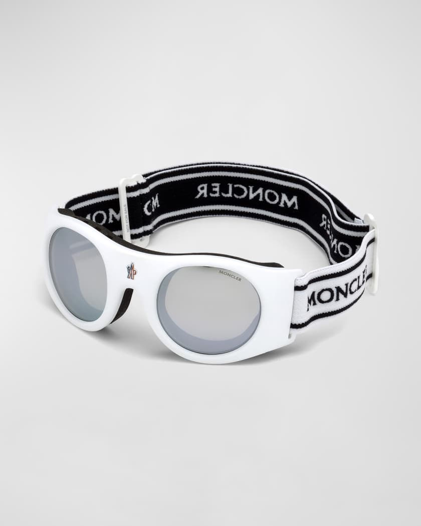 Moncler Eyewear Mirrored Goggles - Black