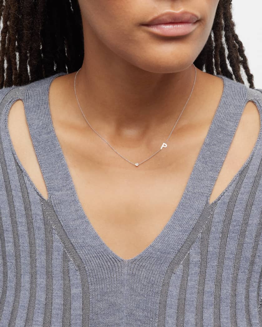 Zoe initial necklace discount