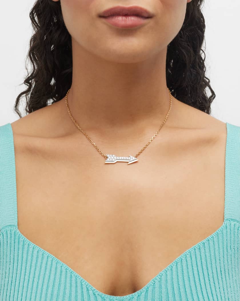 Arrow necklace white gold shop