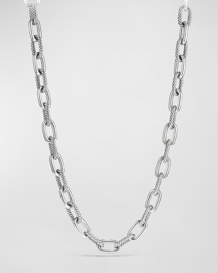 David Yurman Madison Pearl Chain & 18K Gold Necklace