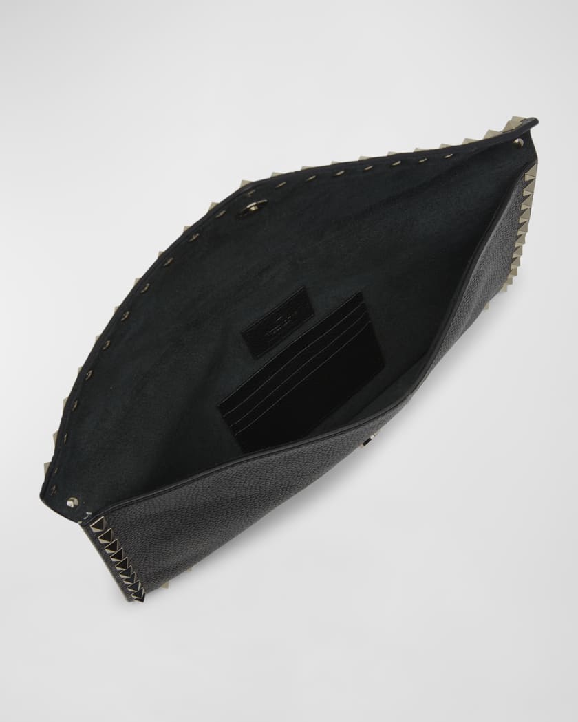 Valentino Garavani Rockstud-embellished Envelope Clutch Bag