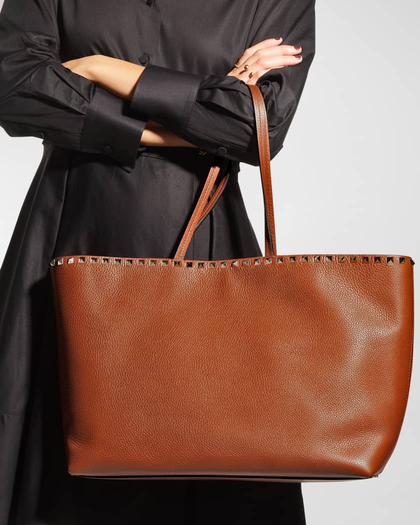 Rockstud vitello tote bag Clearance