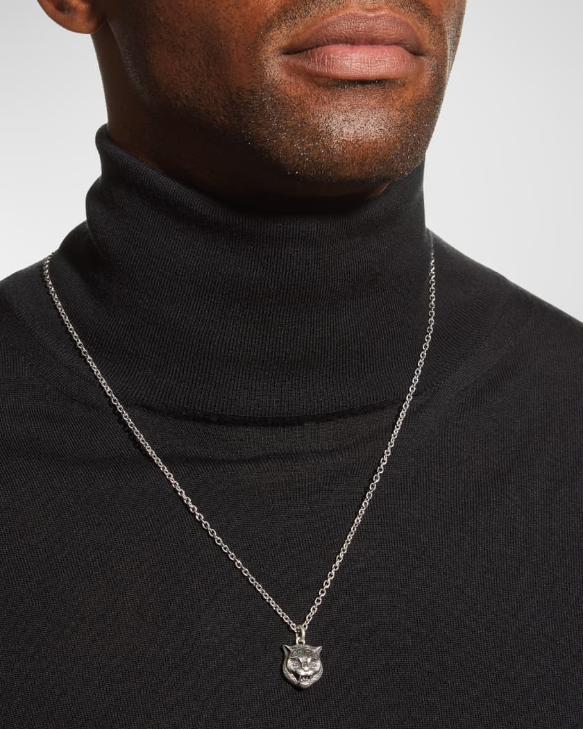 Gucci feline pendant hot sale