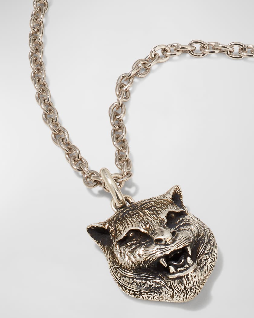 Gucci feline sales pendant