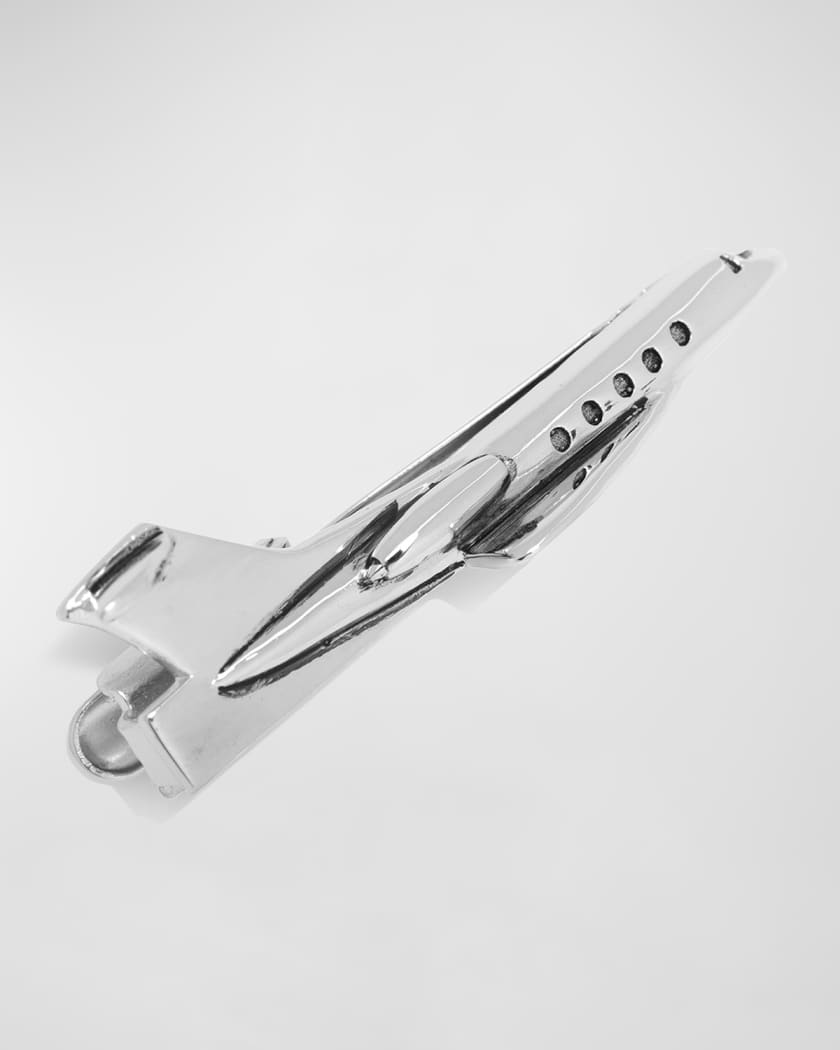 Men's 3D Airplane Tie Clip