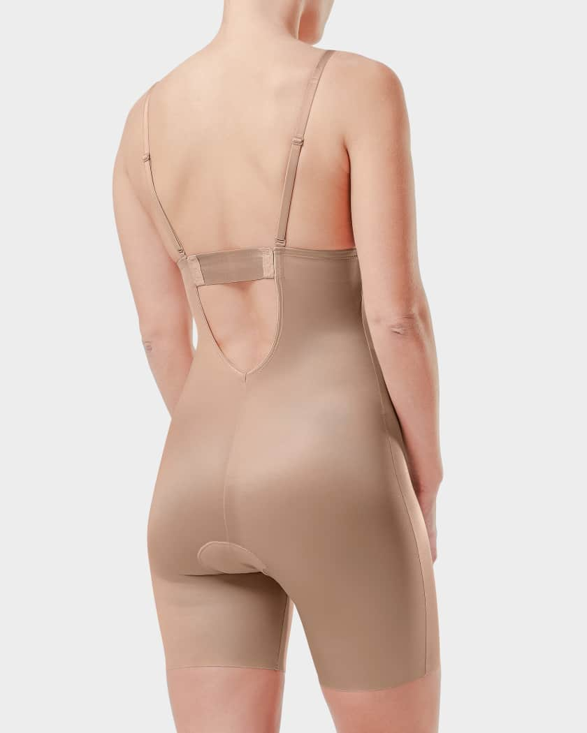 Spanx Suit Your Fancy Strapless Cupped Mid-thigh Bodysuit Reviews Discounts  Dealers