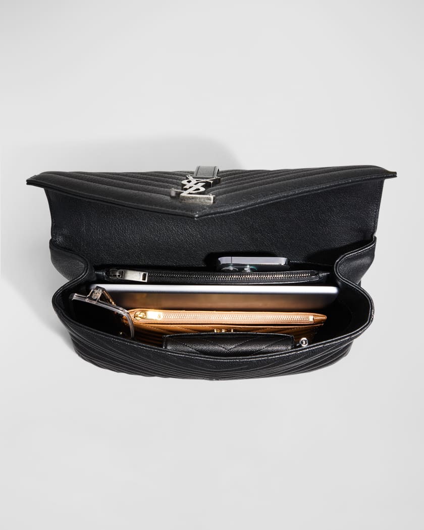 Fendi Maxi Strap You Shoulder Bag In Genuine Leather Century With Metallic  Logo in Black