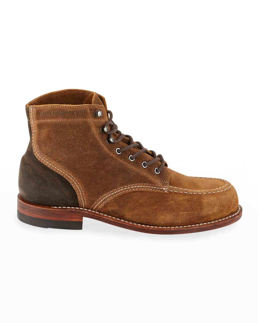 wolverine suede boots