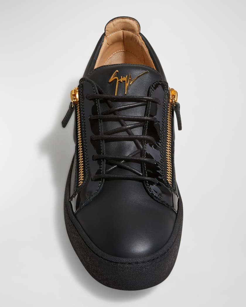 Giuseppe zanotti double zipper sneakers cheap