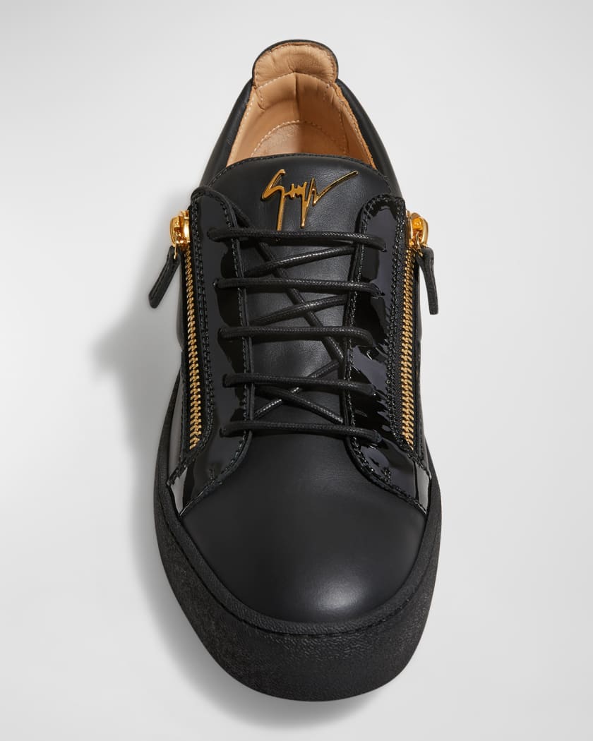 Uretfærdighed fremsætte Termisk Giuseppe Zanotti Men's London Double-Zip Leather Low-Top Sneakers | Neiman  Marcus