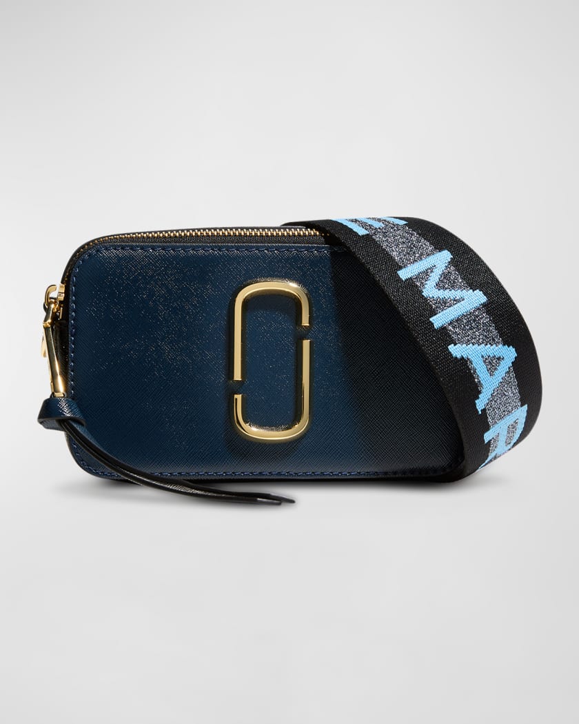 The Utility Snapshot Leather Camera Bag in Blue - Marc Jacobs