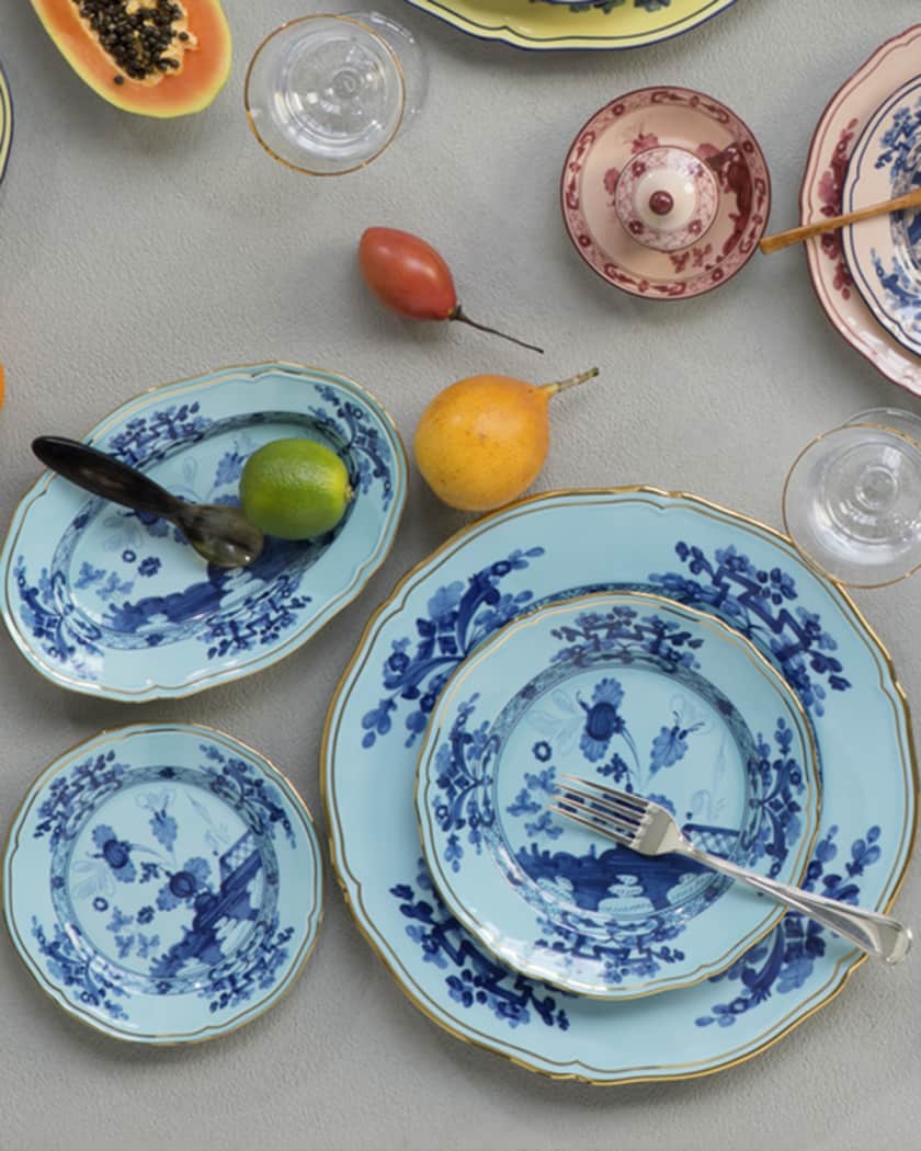 Oriente Italiano Dinner Plate, Iris