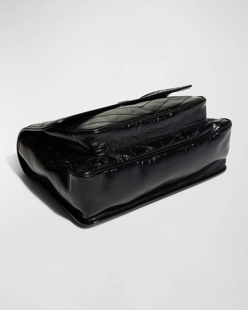 Niki patent leather crossbody bag