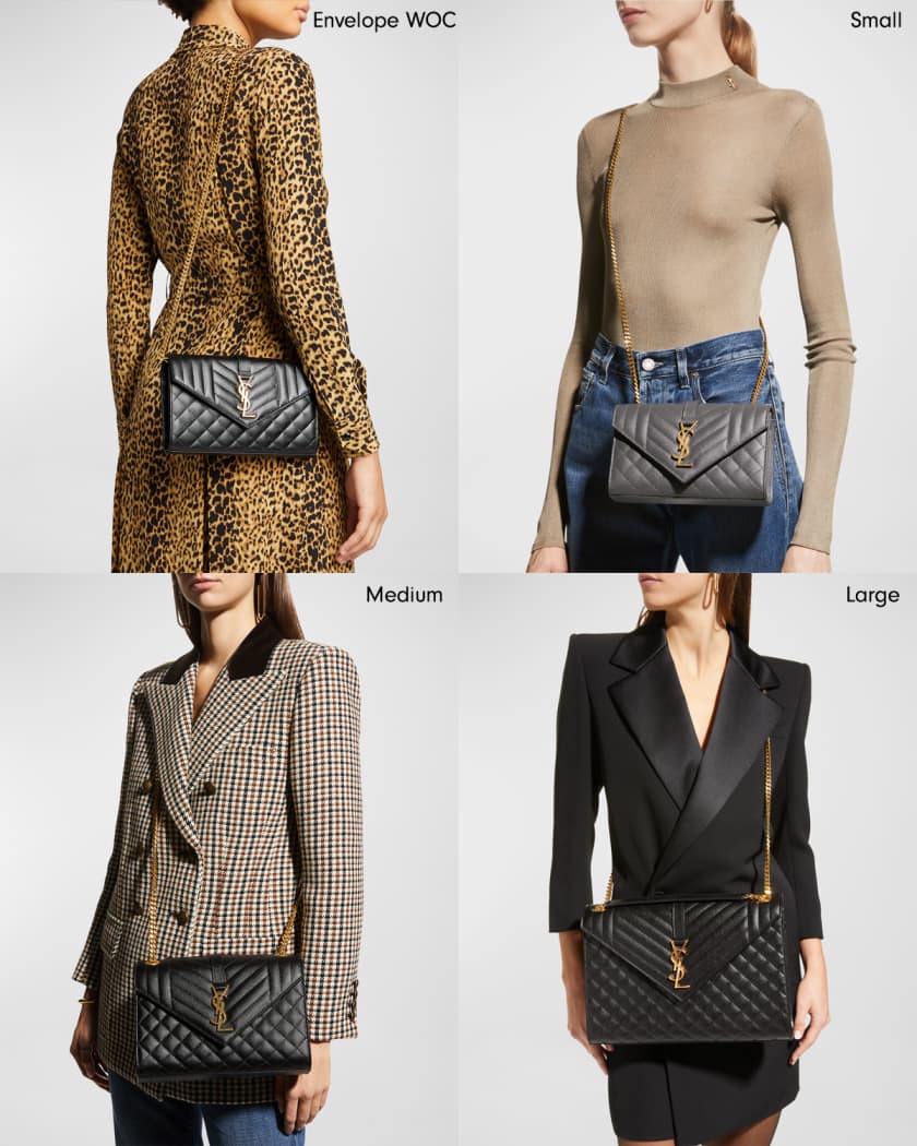 Saint Laurent Medium LouLou Chain Bag  Ysl loulou bag, Classic plaid  shirt, Saint laurent bag outfit