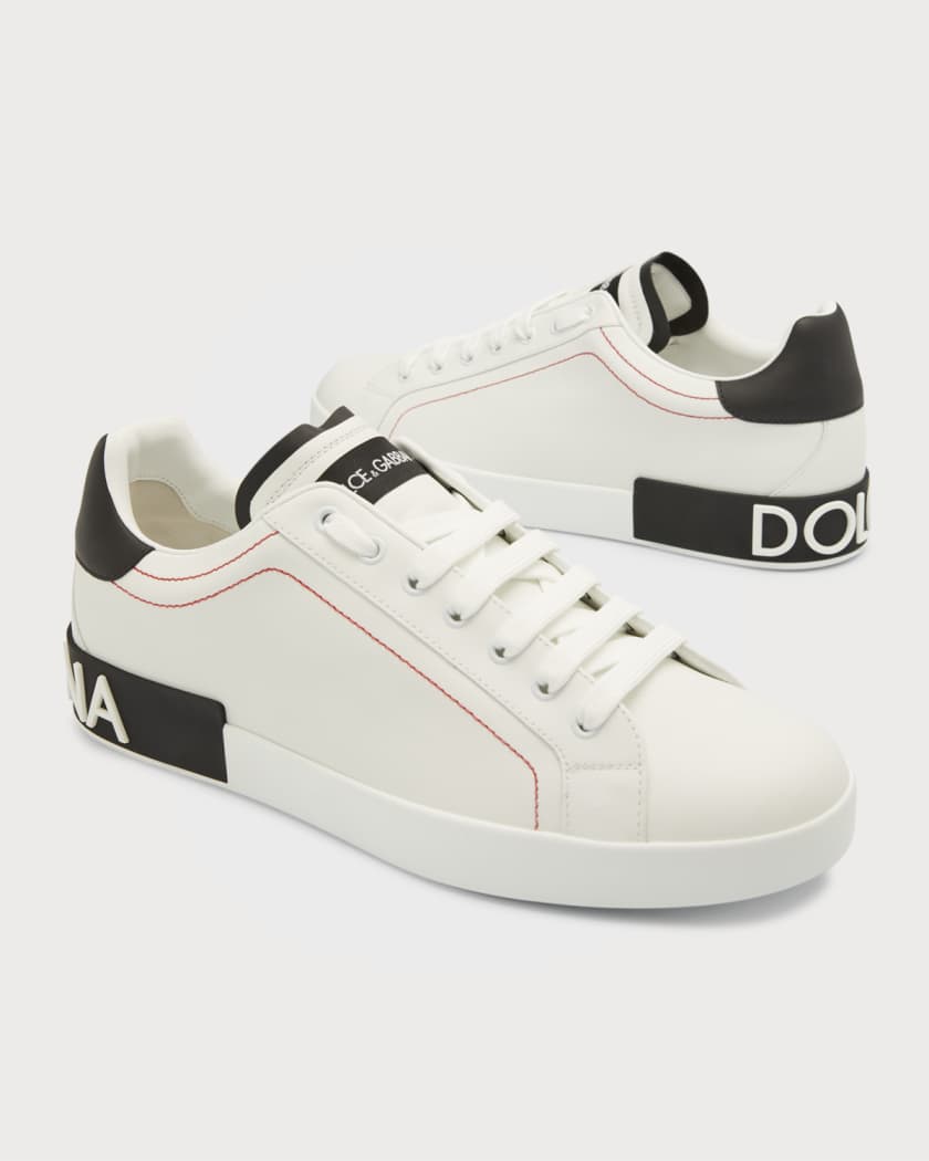 Dolce & Gabbana Knit Sneaker (White/Black) 41 (US 8)