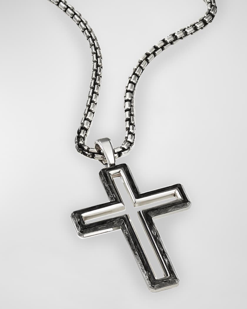 David yurman forged carbon cross shop