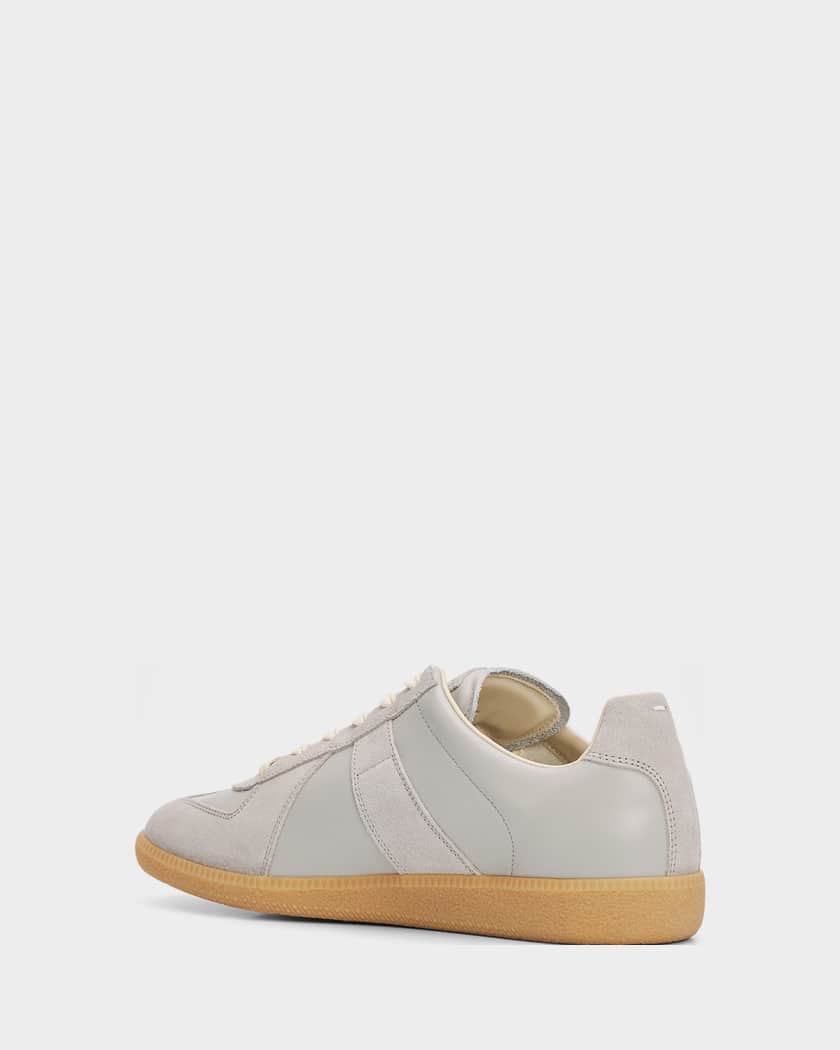 Men's Replica Leather Low-Top Sneakers | Neiman Marcus