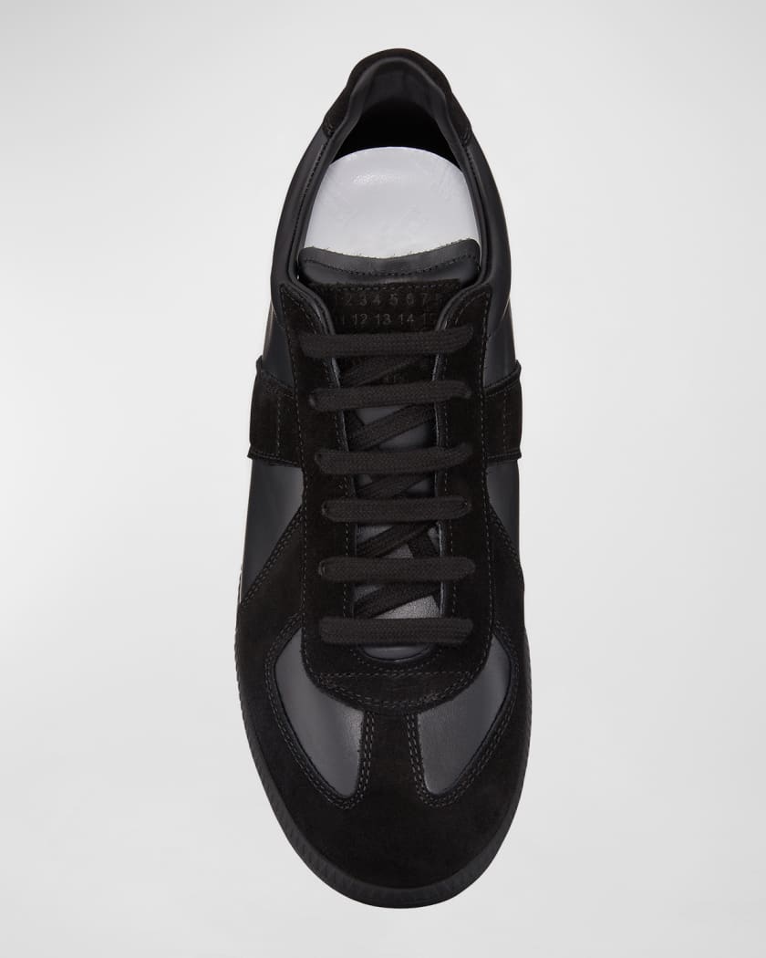 Men's Replica Leather Suede Low-Top Sneakers