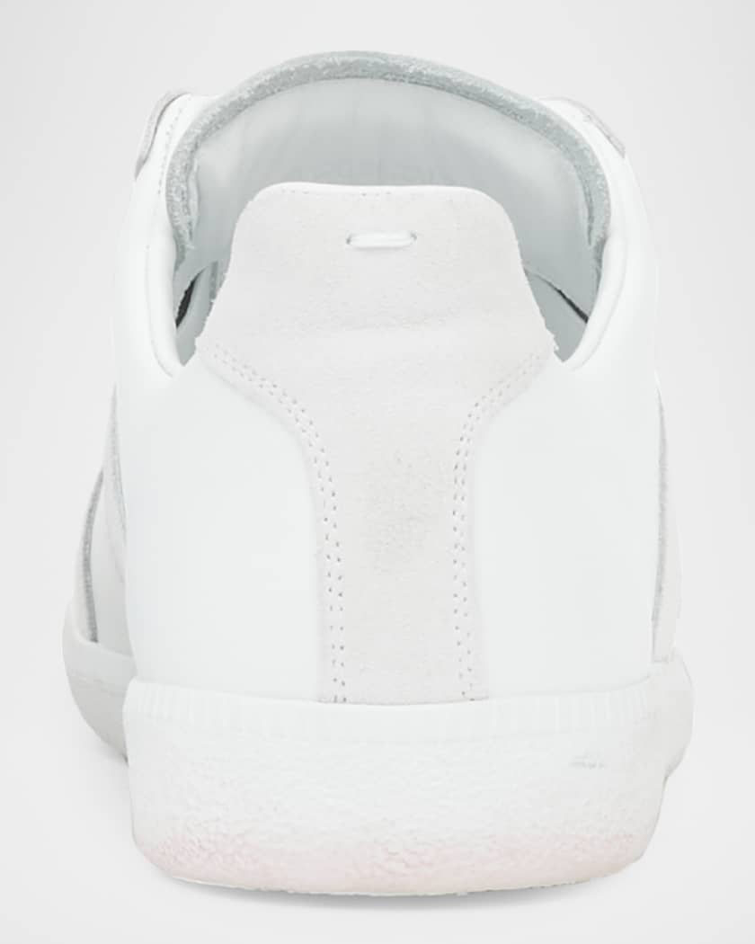Men's Replica Leather Suede Low-Top Sneakers