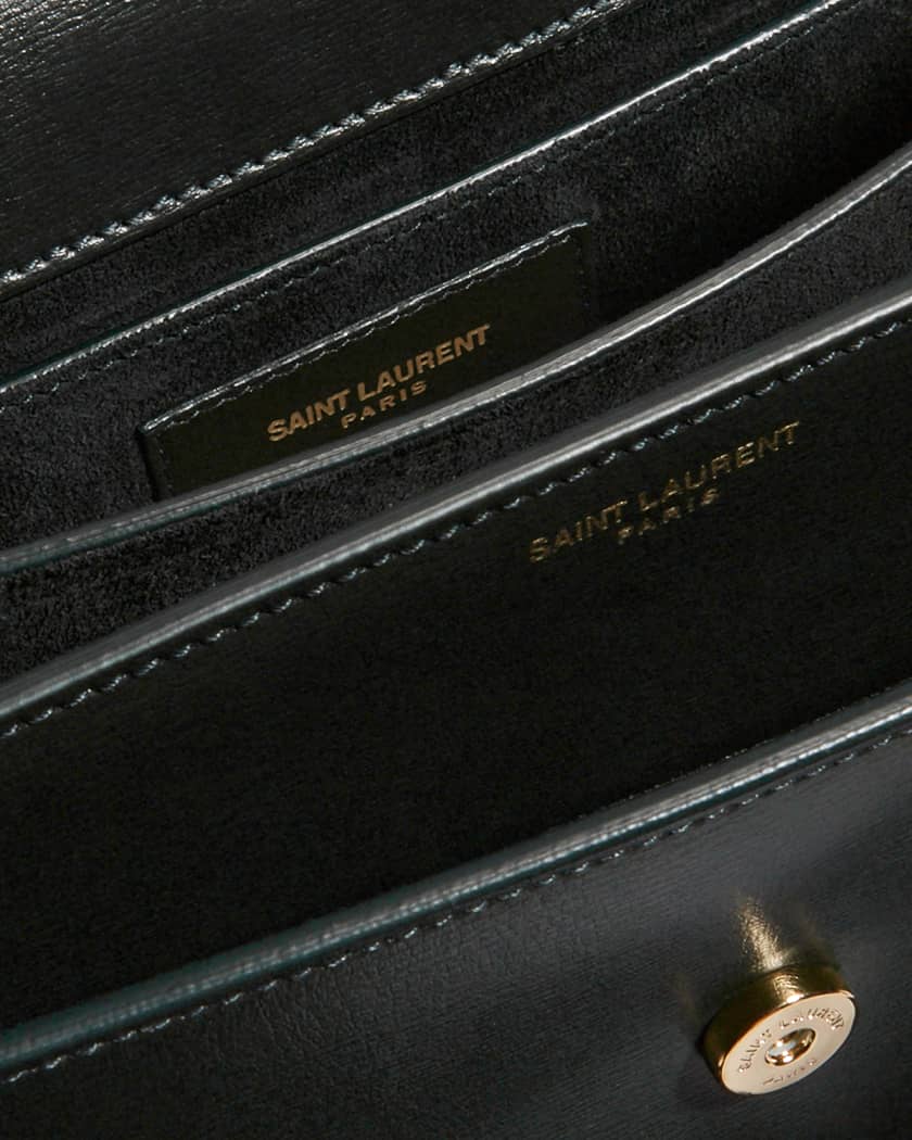 YVES SAINT LAURENT SUNSET Medium Smooth Leather Crossbody Bag-US