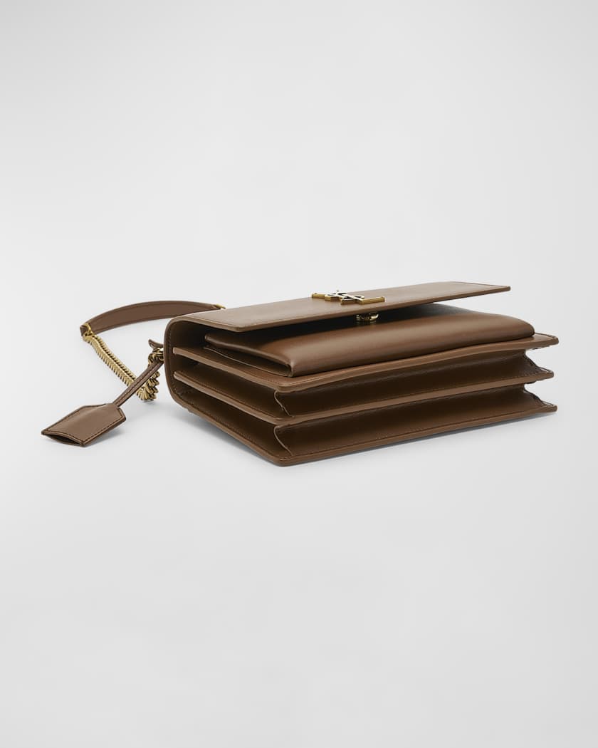 Sunset medium bag in smooth 2025 leather
