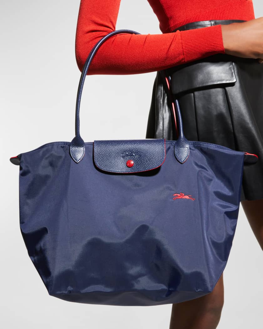 Le pliage club large nylon shoulder tote bag cheap