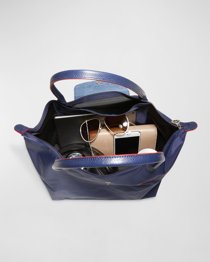  Longchamp 'Medium 'Le Pliage' Tote Shoulder Bag, Navy :  Clothing, Shoes & Jewelry