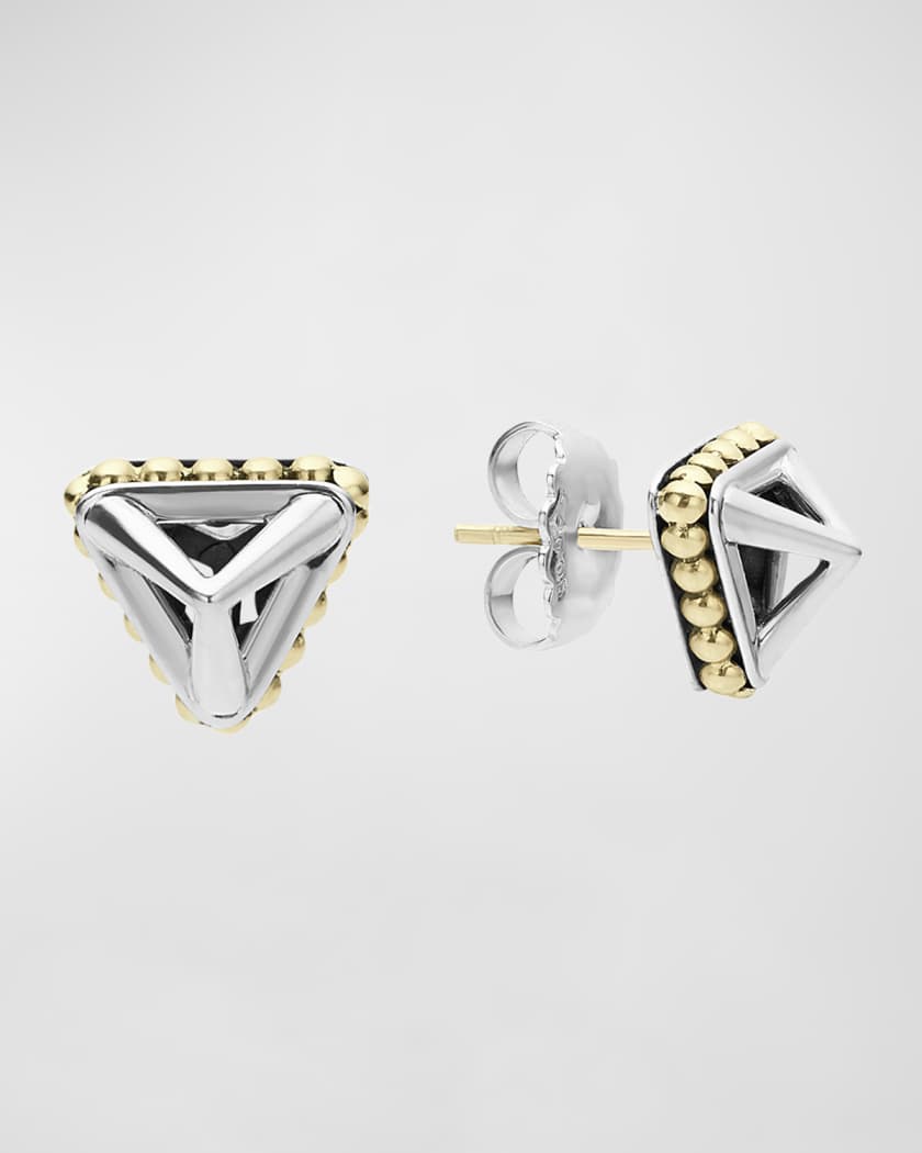 Sterling Silver Pyramid Studs - 100% Exclusive