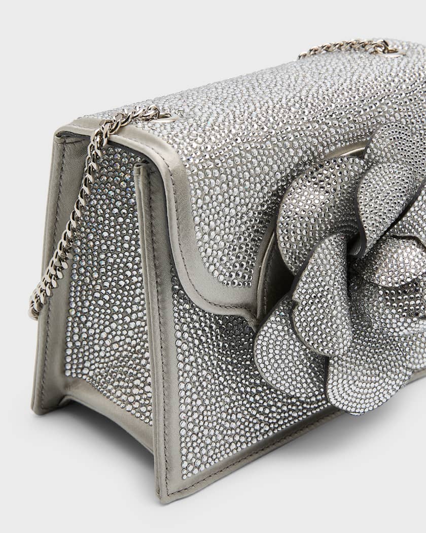 Oscar de La RENTA: Mini Tro Bag - Crystal Pave