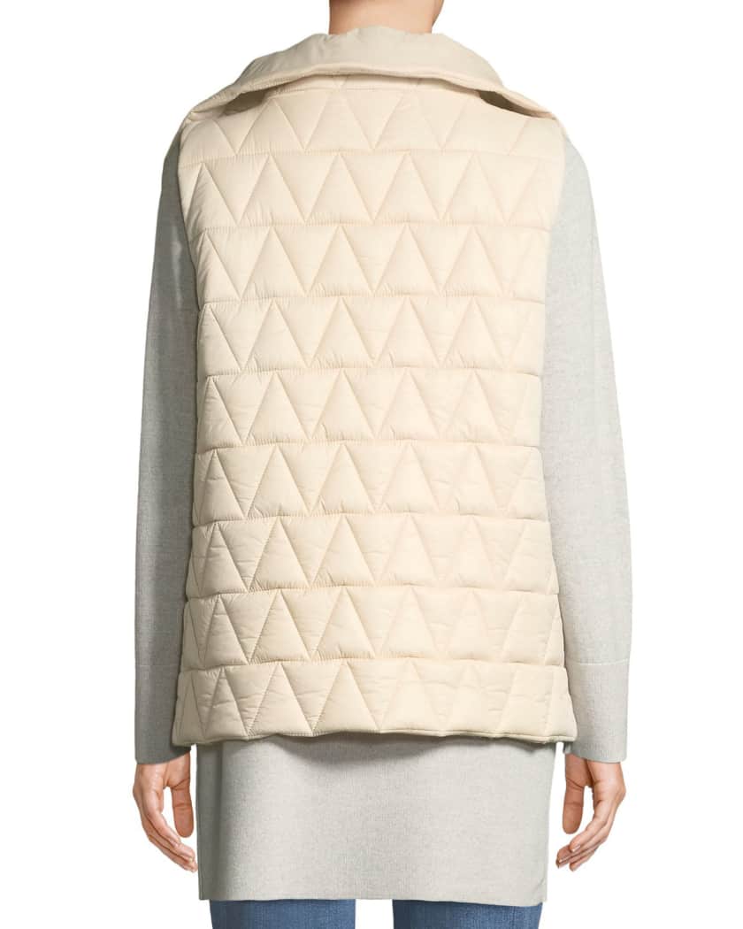 Chevron Quilted Snap Front Vest and Matching Items Neiman Marcus