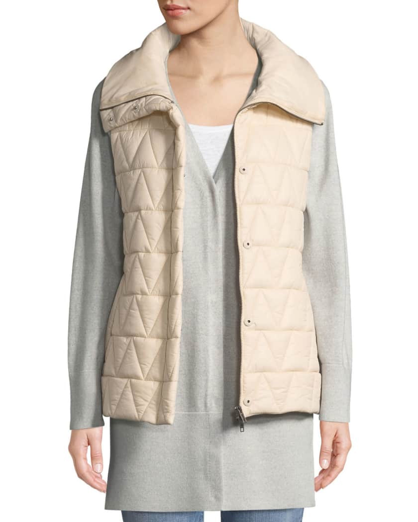 Eileen fisher chevron vest sale