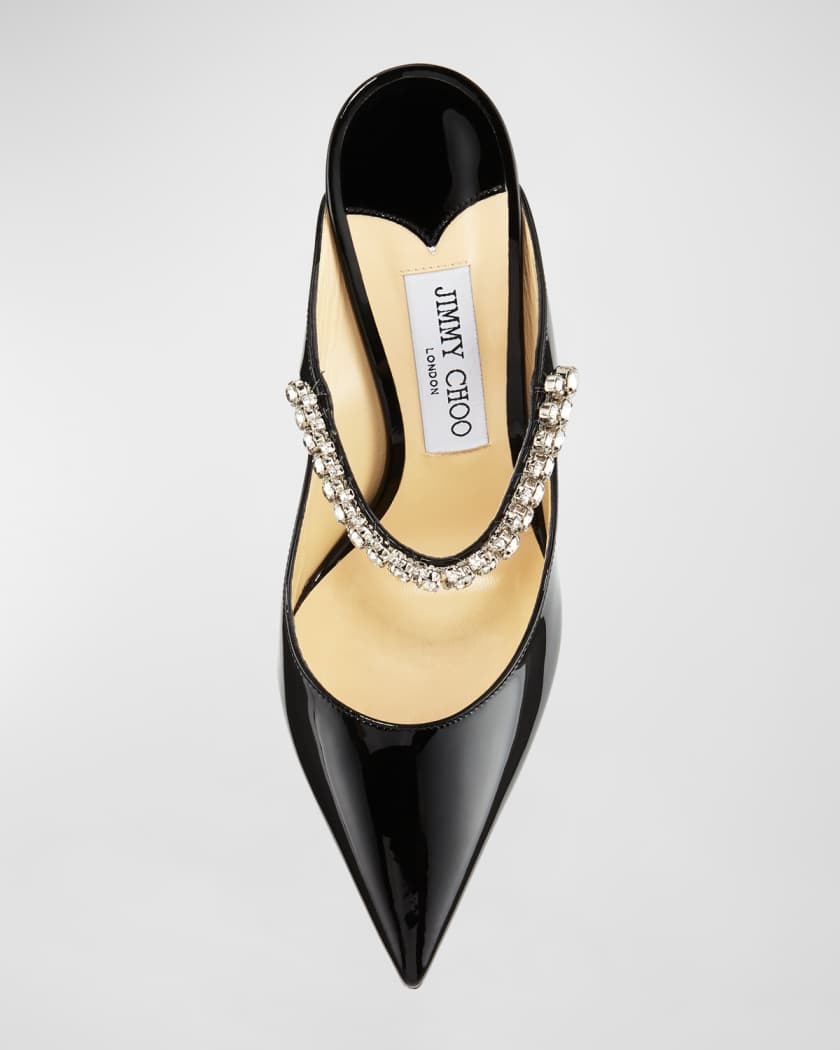 Bing Patent Jeweled Mules