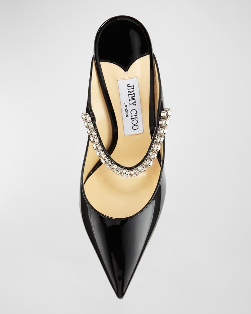 Bing Patent Jeweled Mules