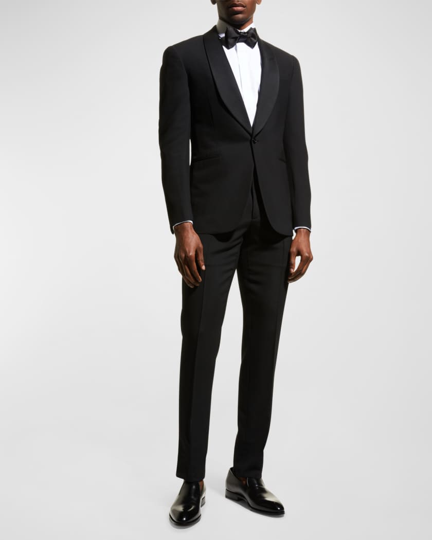 Ralph Lauren Purple Label Men s Gregory Wool Barathea Shawl Tuxedo