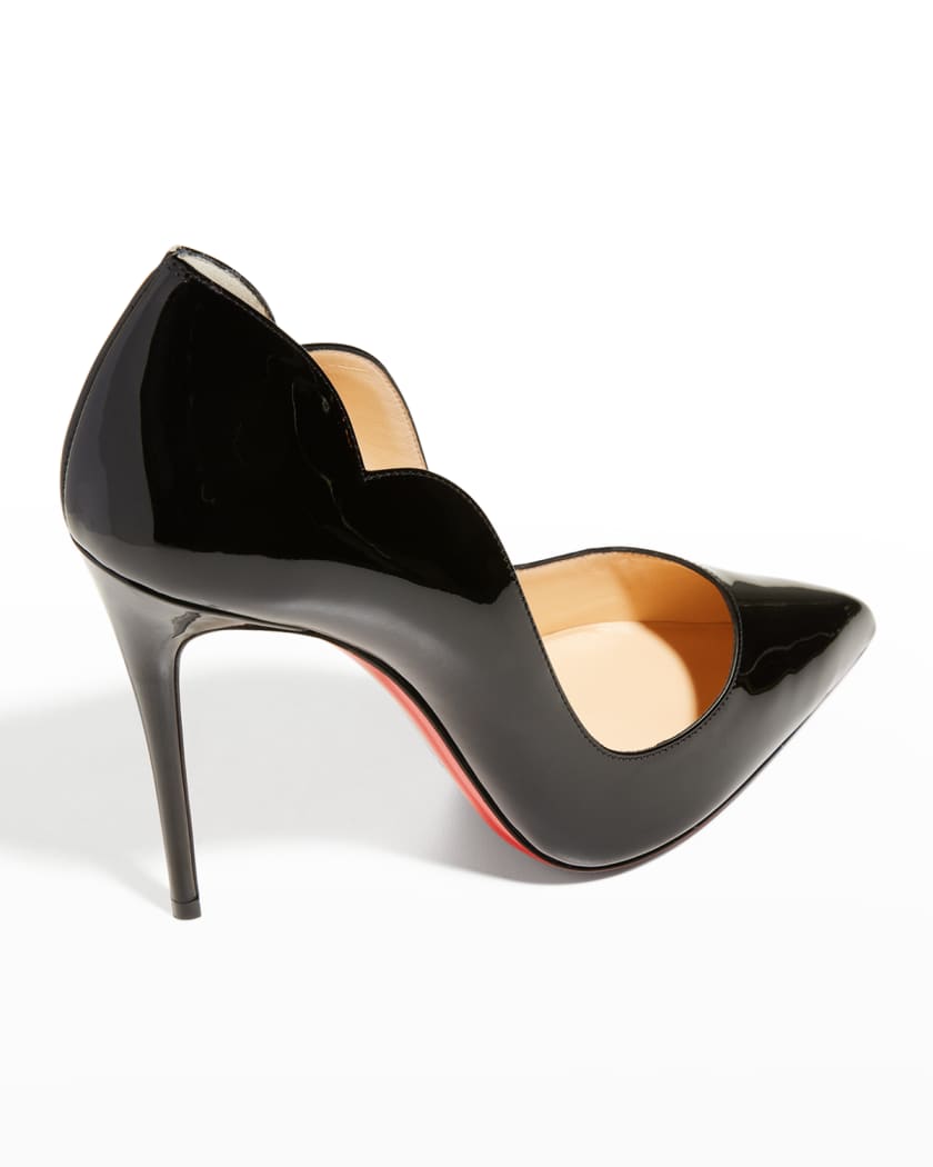 Black high heel pumps with new arrivals red soles