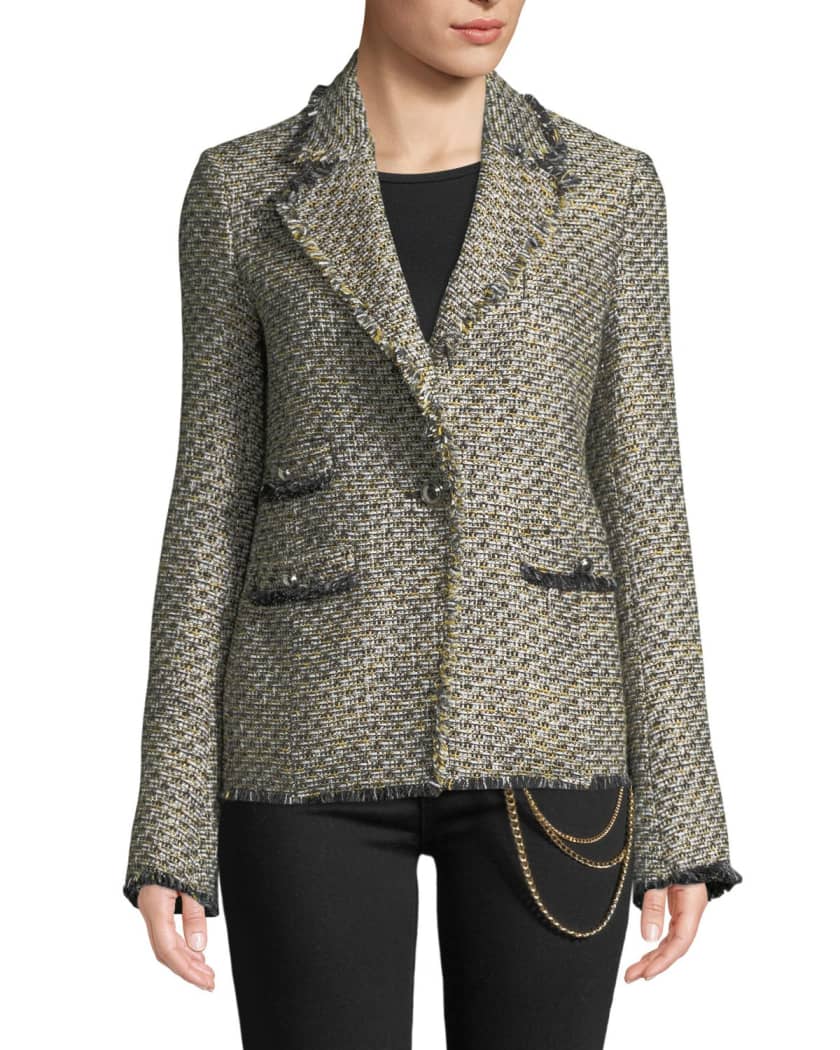 Veronica beard new arrivals fabian tweed jacket