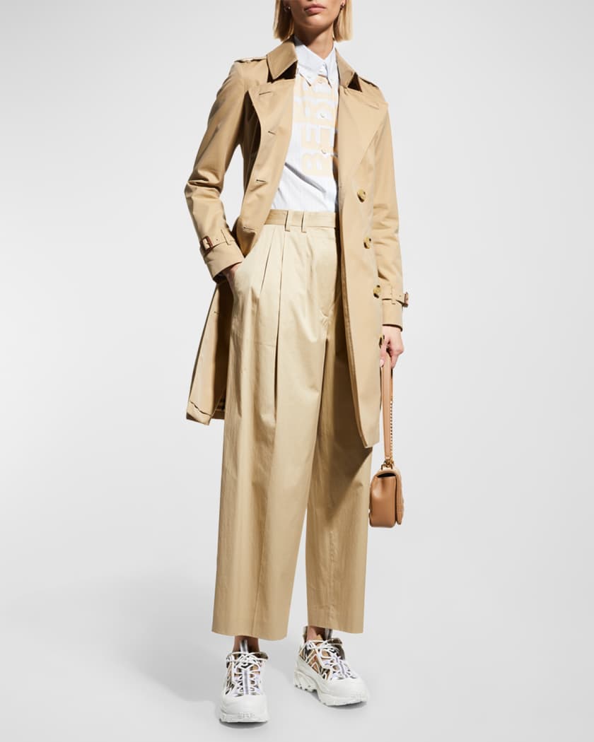 Burberry The Mid-Length Chelsea Heritage Trench Coat , Size: 50, Beige