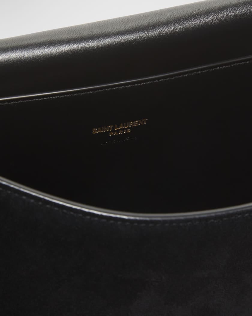 Yves Saint Laurent Light Grey Crossbody Bag