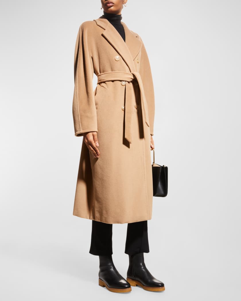 Madame wool and cashmere coat in brown - Max Mara
