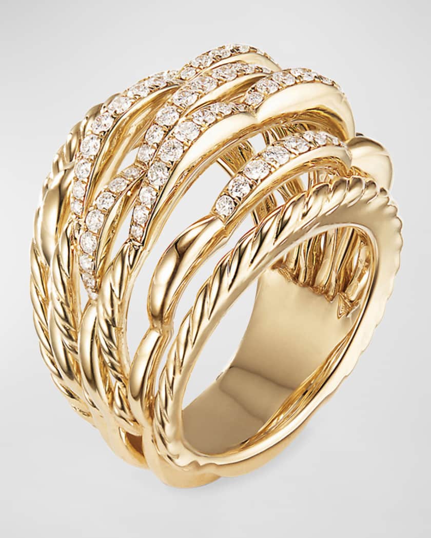 David yurman tides dome ring with diamonds sale