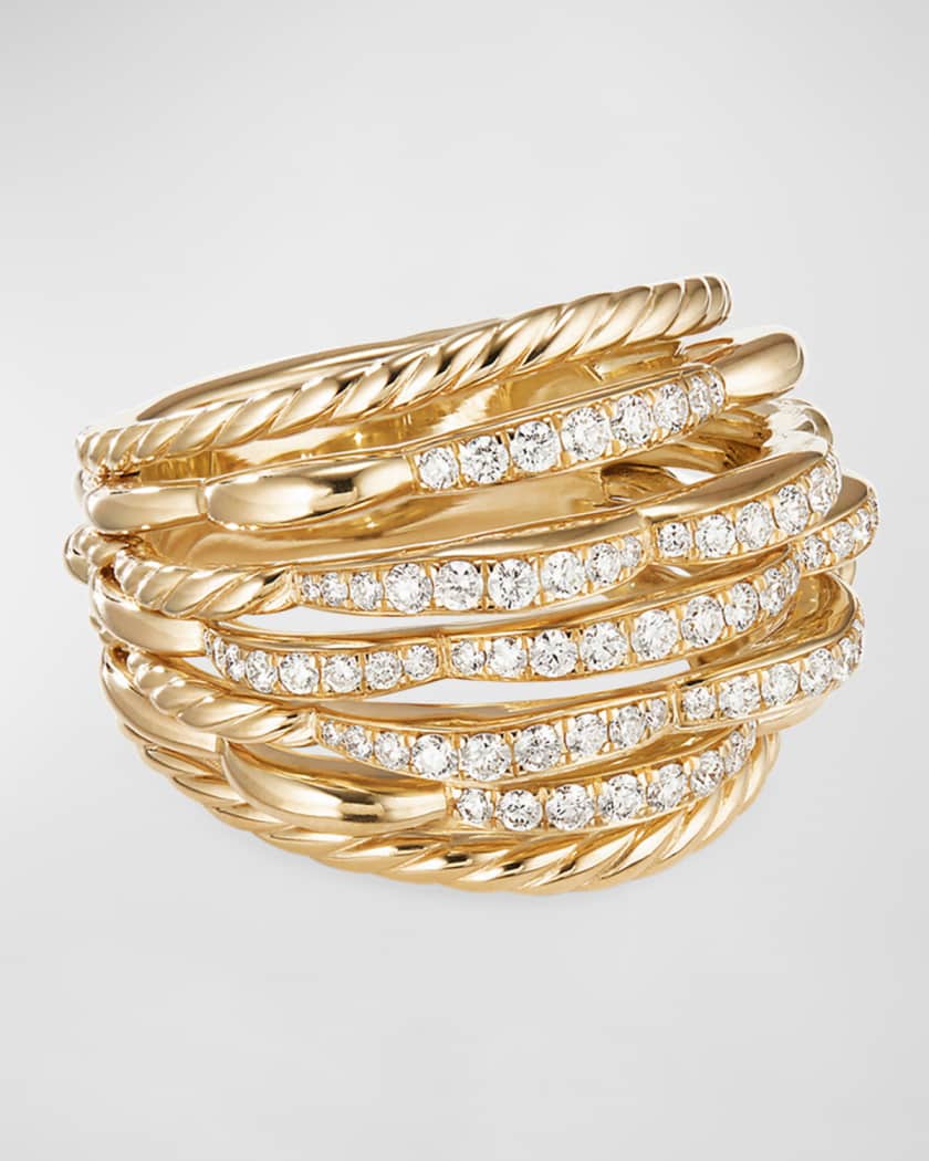 David yurman tides dome ring with diamonds hotsell