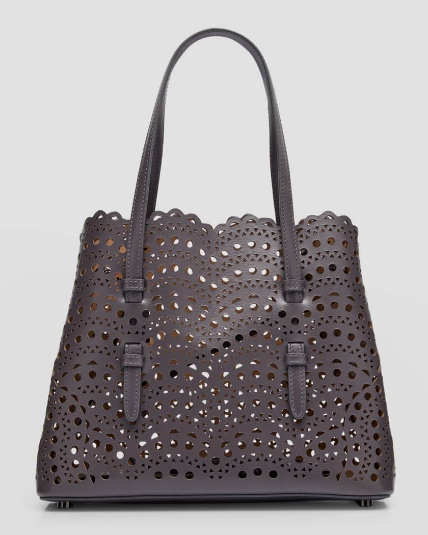 Alaia laser cut tote deals