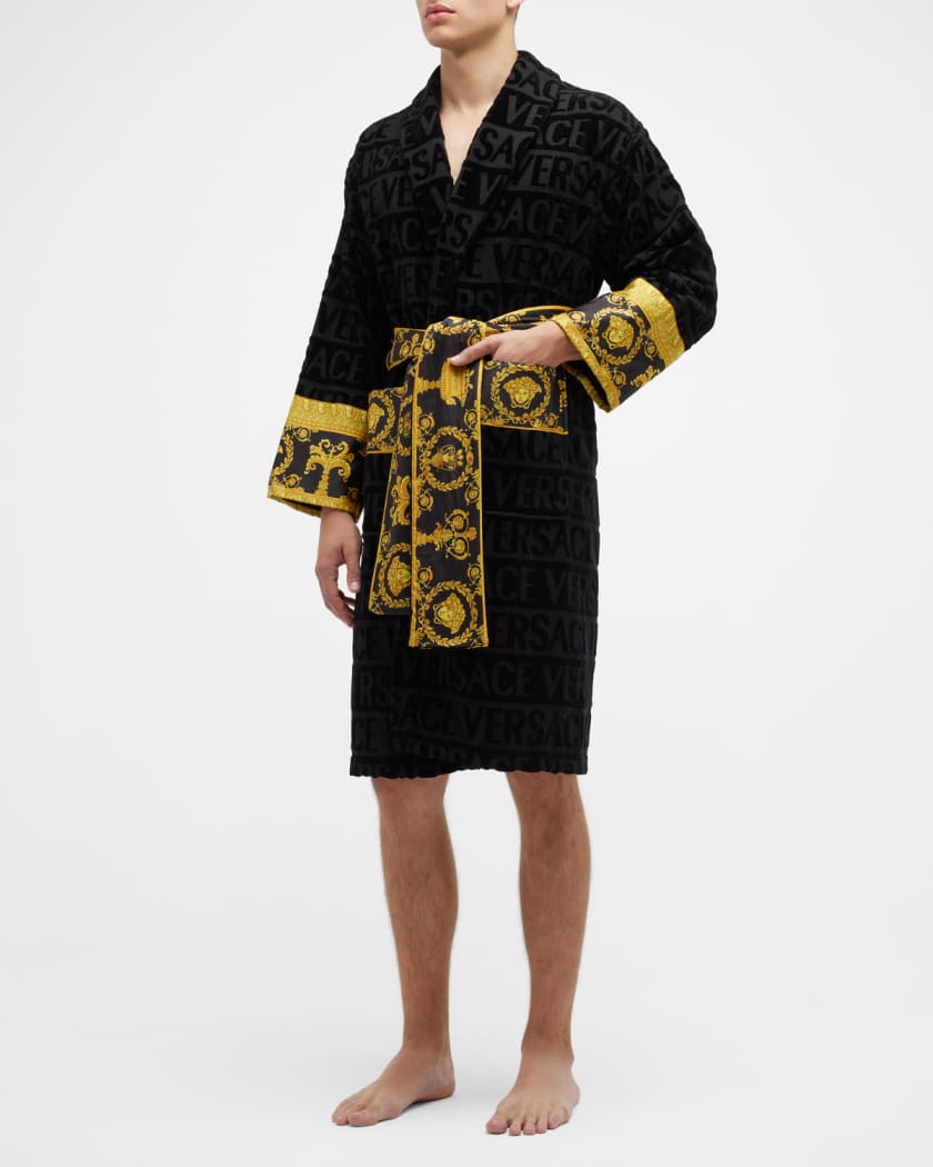 Versace Unisex Barocco Sleeve Robe