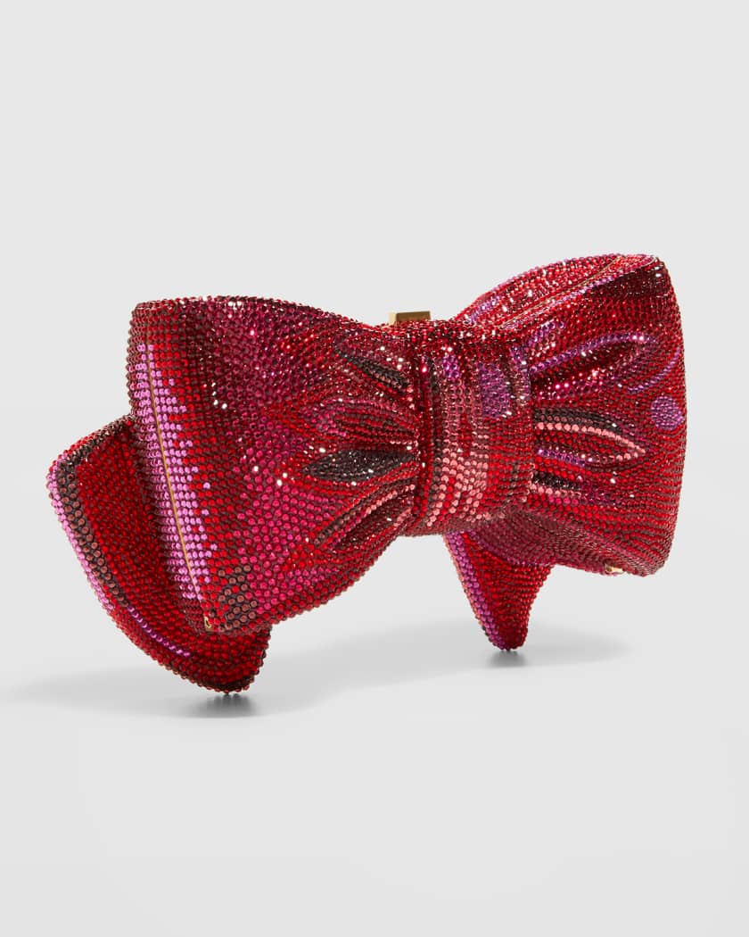 Crystal Bow Clutch Bag