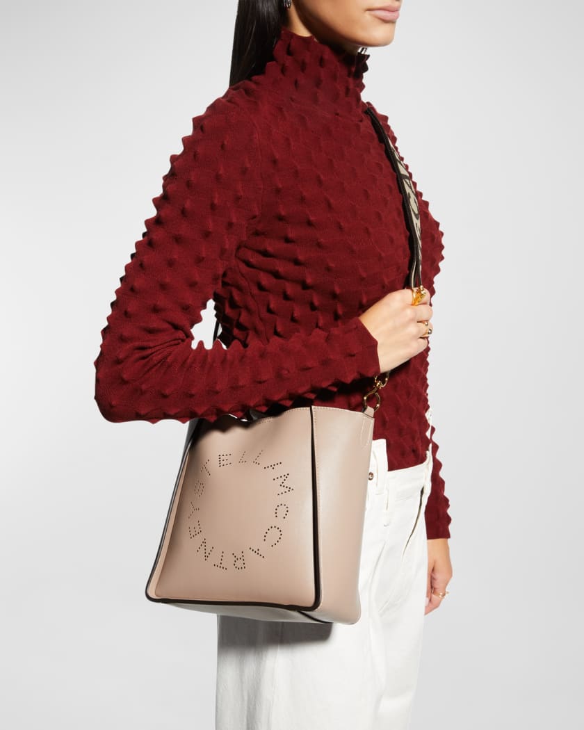 Stella mccartney perforated logo alter nappa hotsell crossbody bag